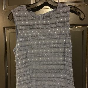 Lace Sleeveless Shirt